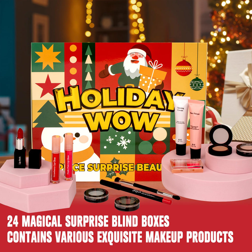 SOYUB Makeup Advent Calendar 2025 – 24 Day Teen Beauty Gift Set | Christmas Advent Calendar for Teen Girls