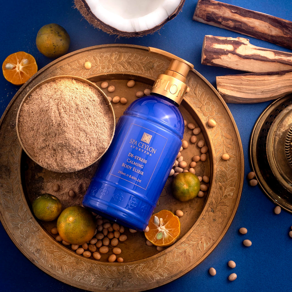 SPA CEYLON De-Stress Calming Body Elixir | Harmonizing Ayurveda Oil