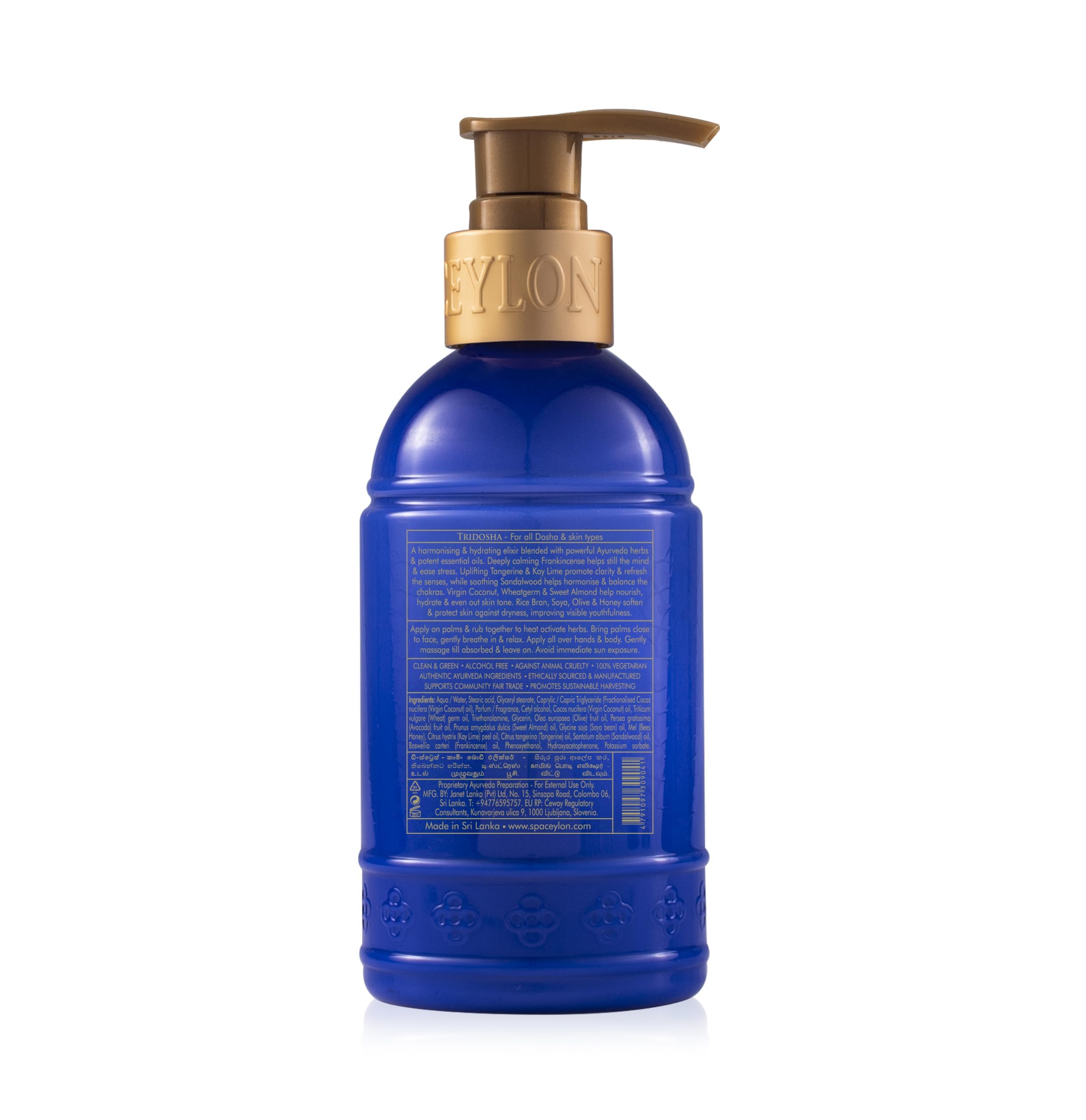 SPA CEYLON De-Stress Calming Body Elixir | Harmonizing Ayurveda Oil