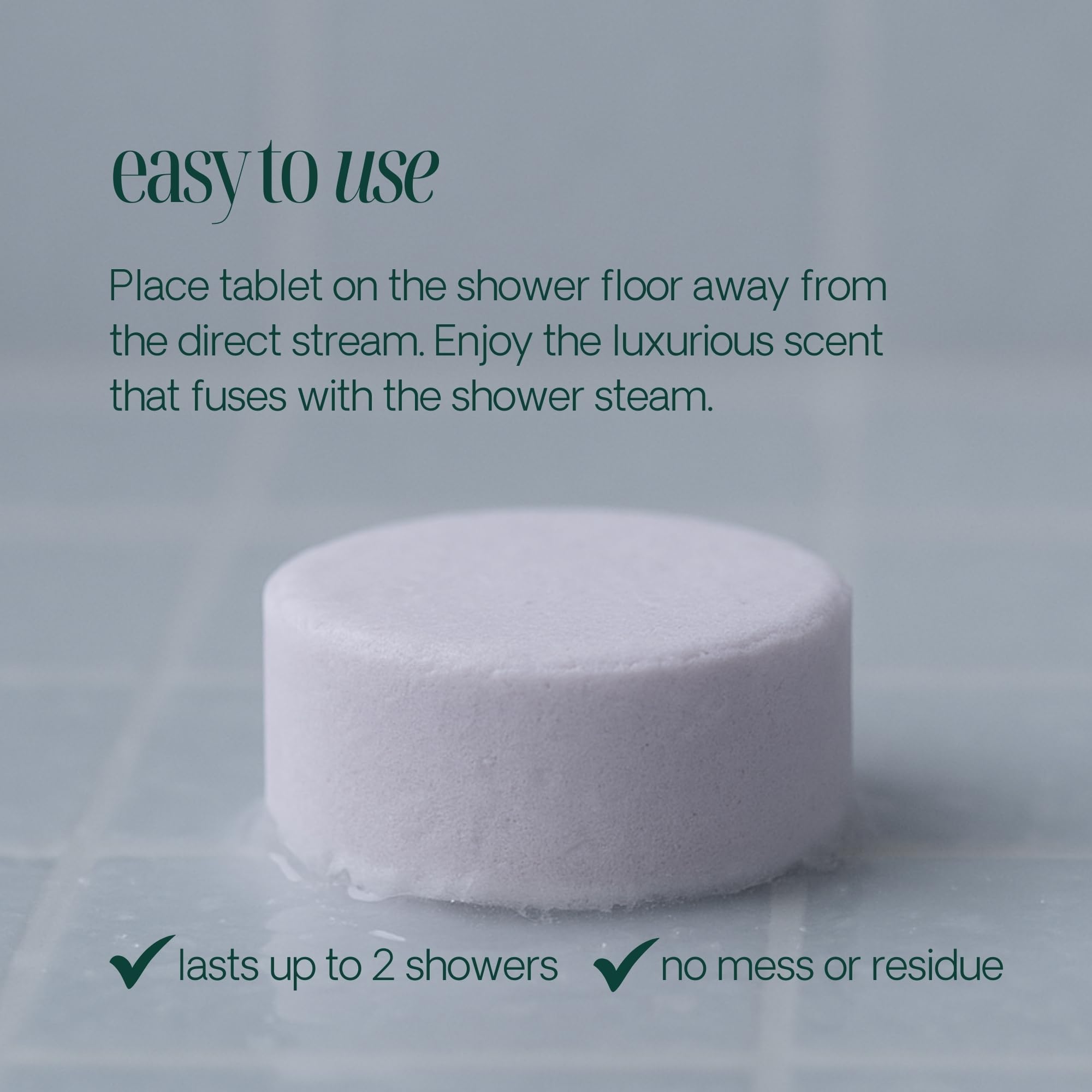 Spa For One Shower Steamers Aromatherapy 10 Pack – Eucalyptus, Made in USA