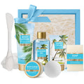 Spa Luxetique World 8pc Ocean Refresh Gift Set for Women | Valentines Day Spa Gifts