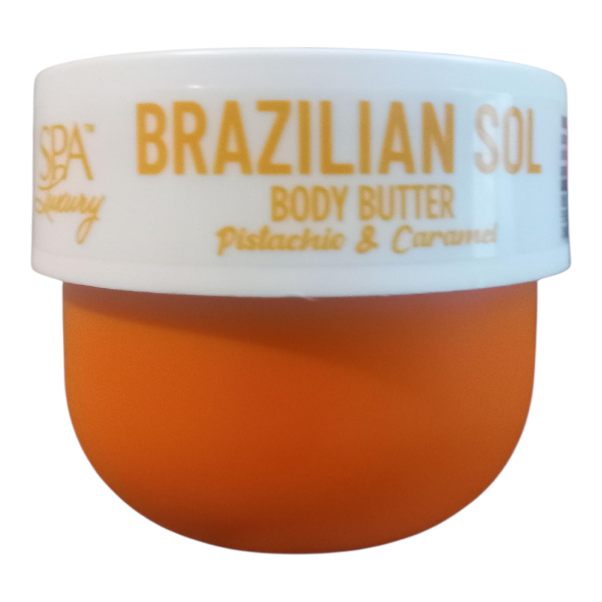 SPA Luxury Brazilian Sol Body Butter – Pistachio & Caramel Scent, 6 oz