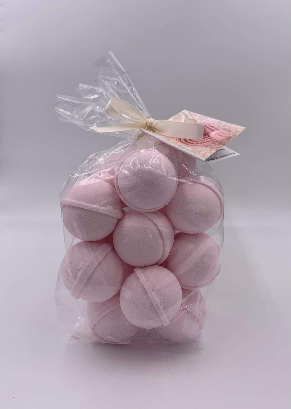 Spa Pure Pink Sugar Bath Bomb – 14 Ultra-Moisturizing Fizzies with Shea Butter