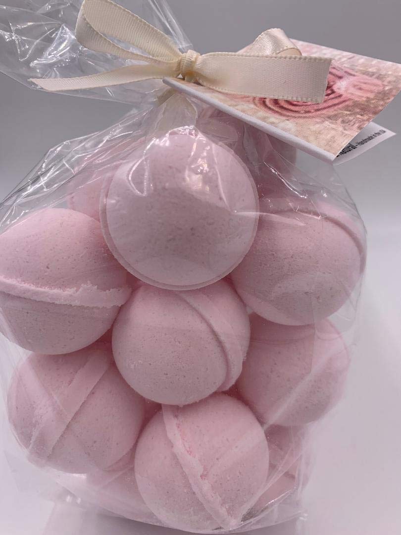 Spa Pure Pink Sugar Bath Bomb – 14 Ultra-Moisturizing Fizzies with Shea Butter