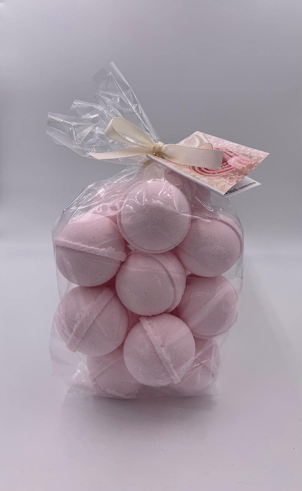 Spa Pure Pink Sugar Bath Bomb – 14 Ultra-Moisturizing Fizzies with Shea Butter