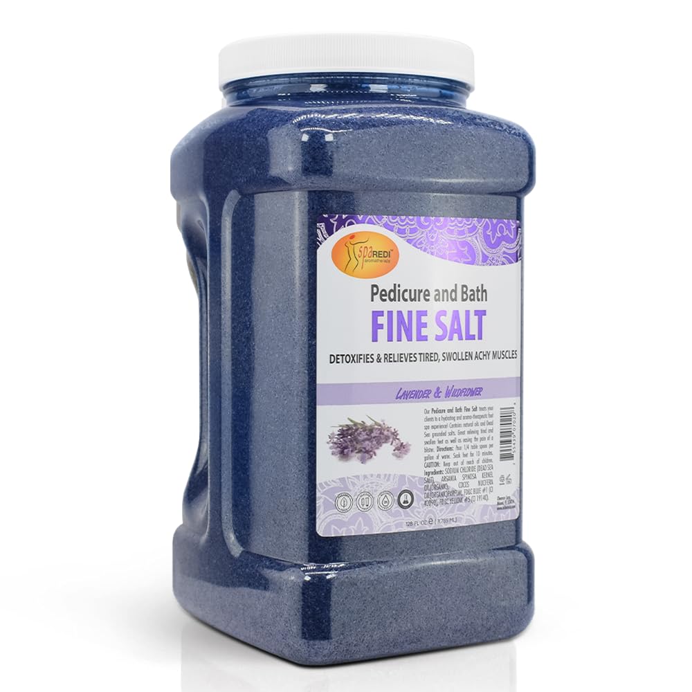 SPA REDI Detox Foot Soak Salt with Lavender & Wildflower – 128 oz