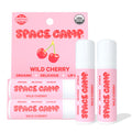 Space Camp Wellness Jumbo Lip Balm – Wild Cherry Organic Flavor (2 Pack) | USA-Made, Paraben-Free Lip Care