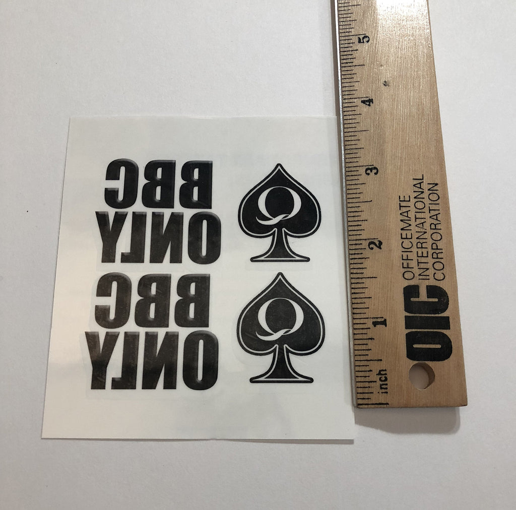 SpadesCastle Queen of Spades Temporary Tattoos – 39-Piece BBC ONLY Set on 6 Sheets