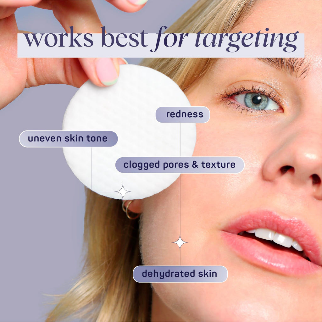 SpaLife Beauty Rest & Reset Toner Pads – Hydrating, Gentle Toner Pads for Uneven Skin Tone