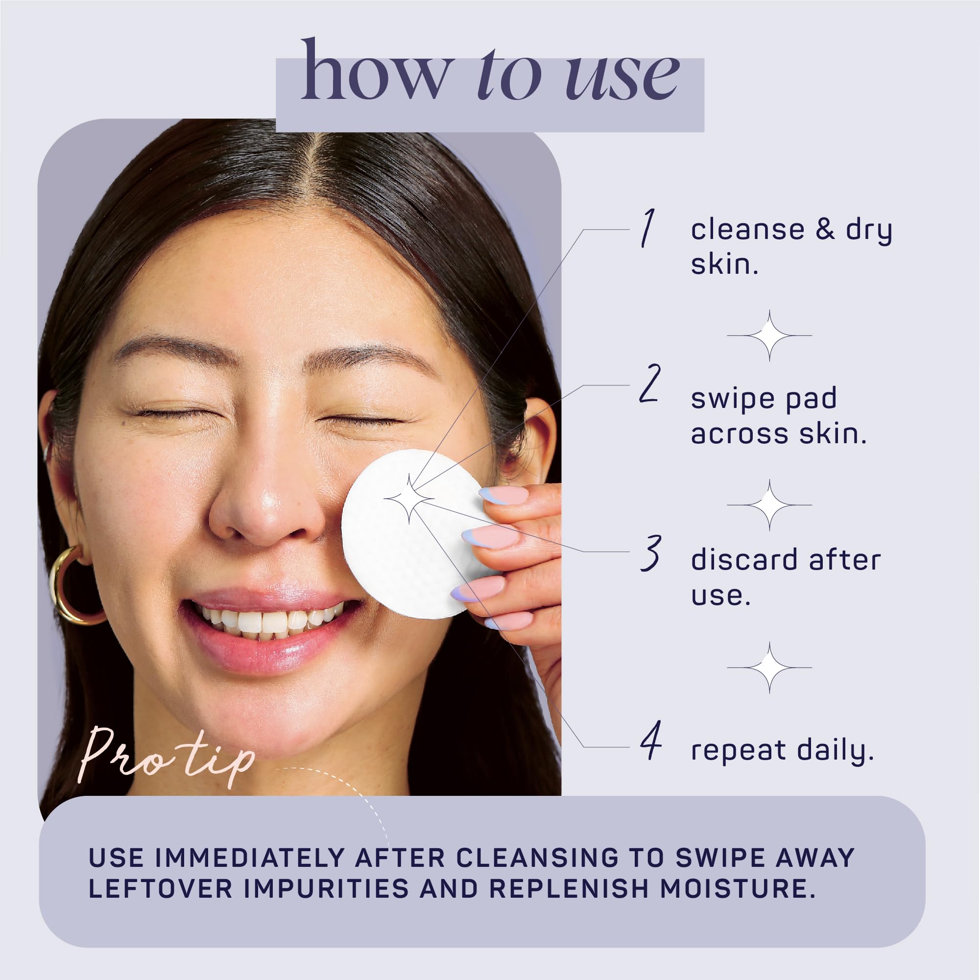 SpaLife Beauty Rest & Reset Toner Pads – Hydrating, Gentle Toner Pads for Uneven Skin Tone