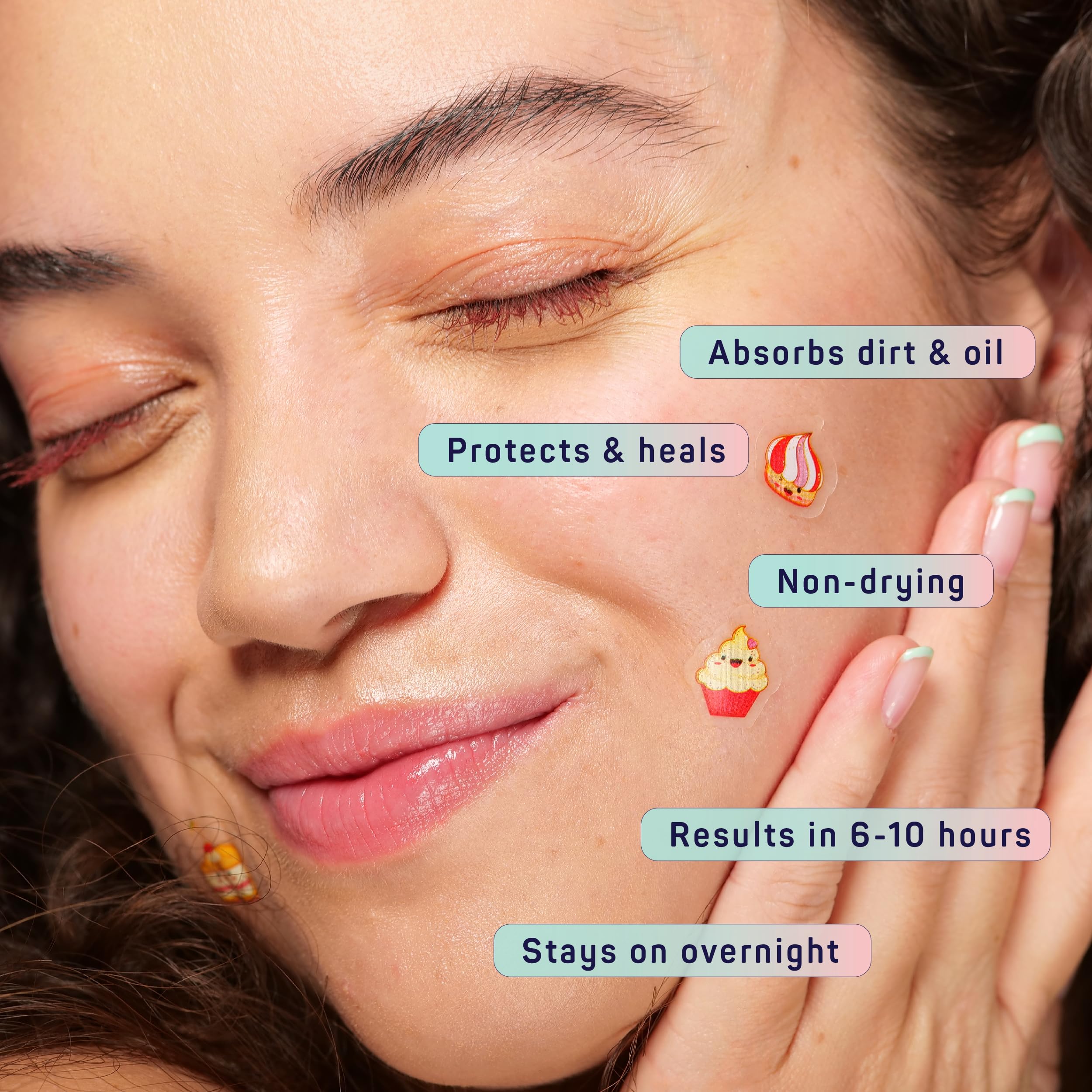 SpaLife Brunch Date Undereye Mask & Pimple Patch Duo – Floral Masks, Heart Patches, Mother’s Day Gift