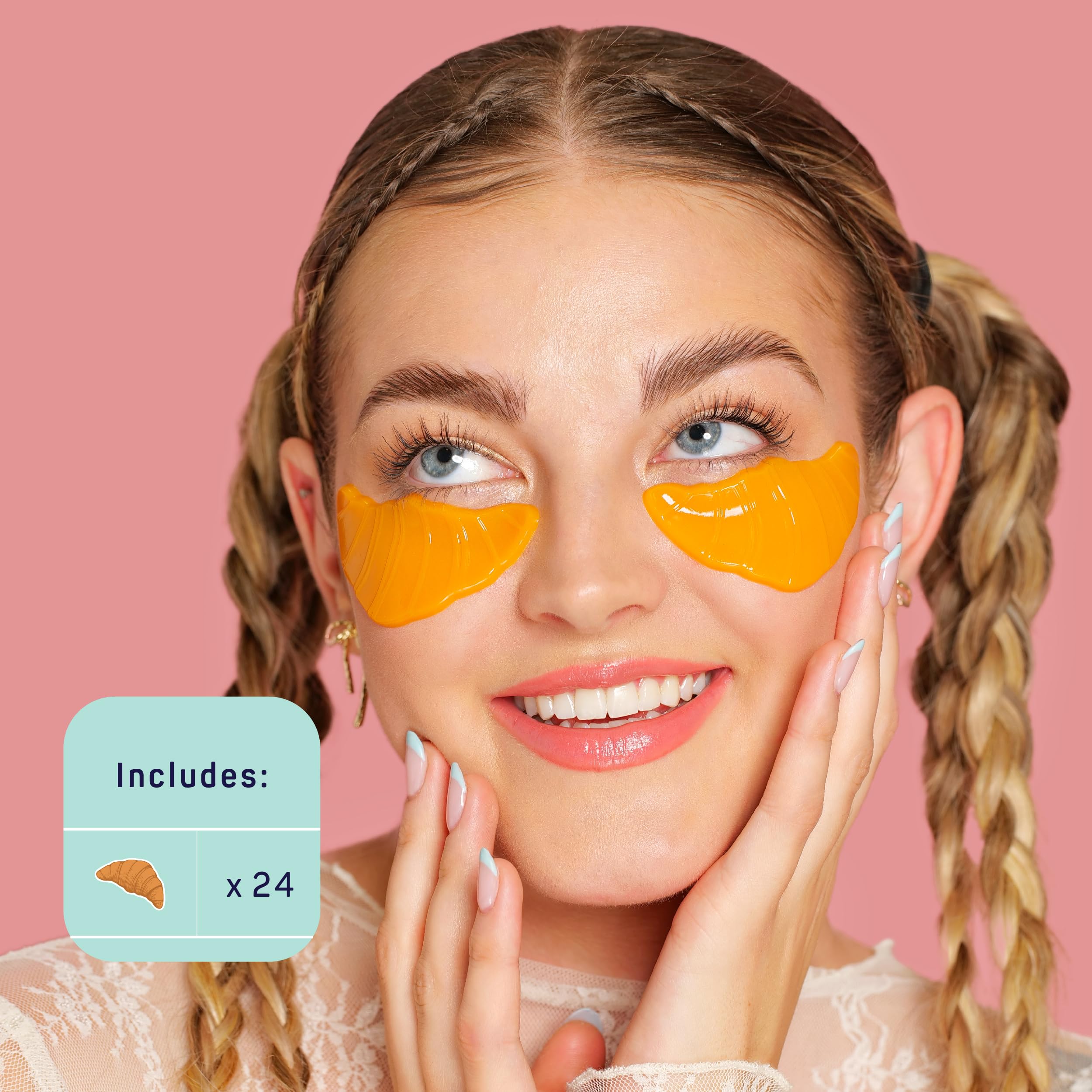 SpaLife Brunch Date Undereye Mask & Pimple Patch Duo – Floral Masks, Heart Patches, Mother’s Day Gift