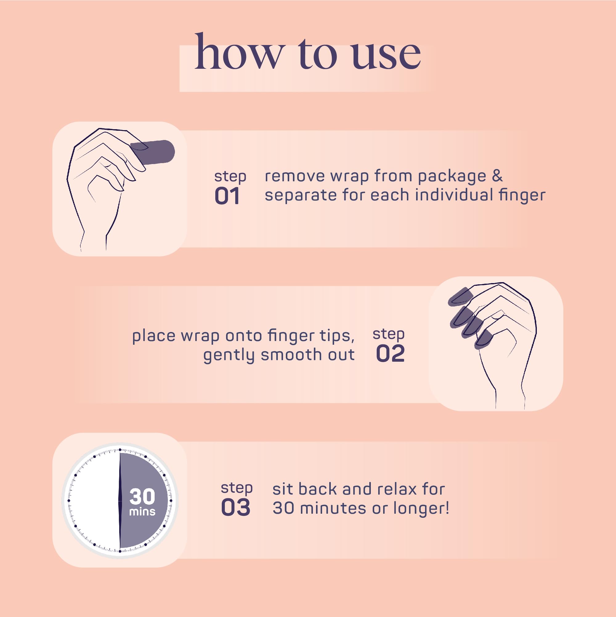 SpaLife Japanese Camellia Oil & Vitamin E Nail Cuticle Wrap 6-Pack – Hydrating Nail Masks for Brittle Nails