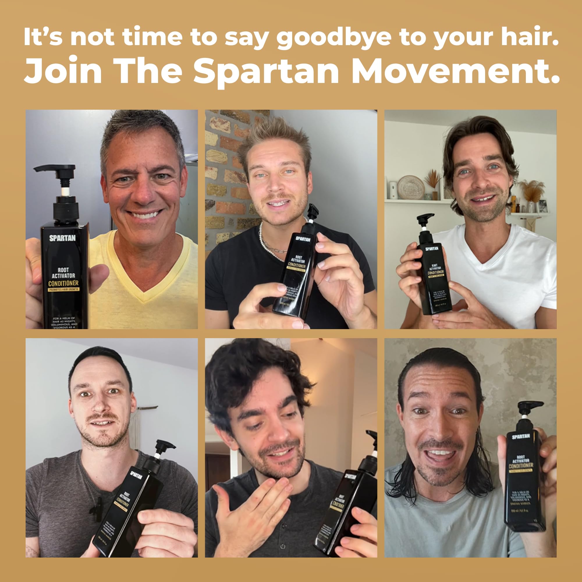 SPARTAN Root Activator Conditioner for Men – Hair Growth & Thickening
