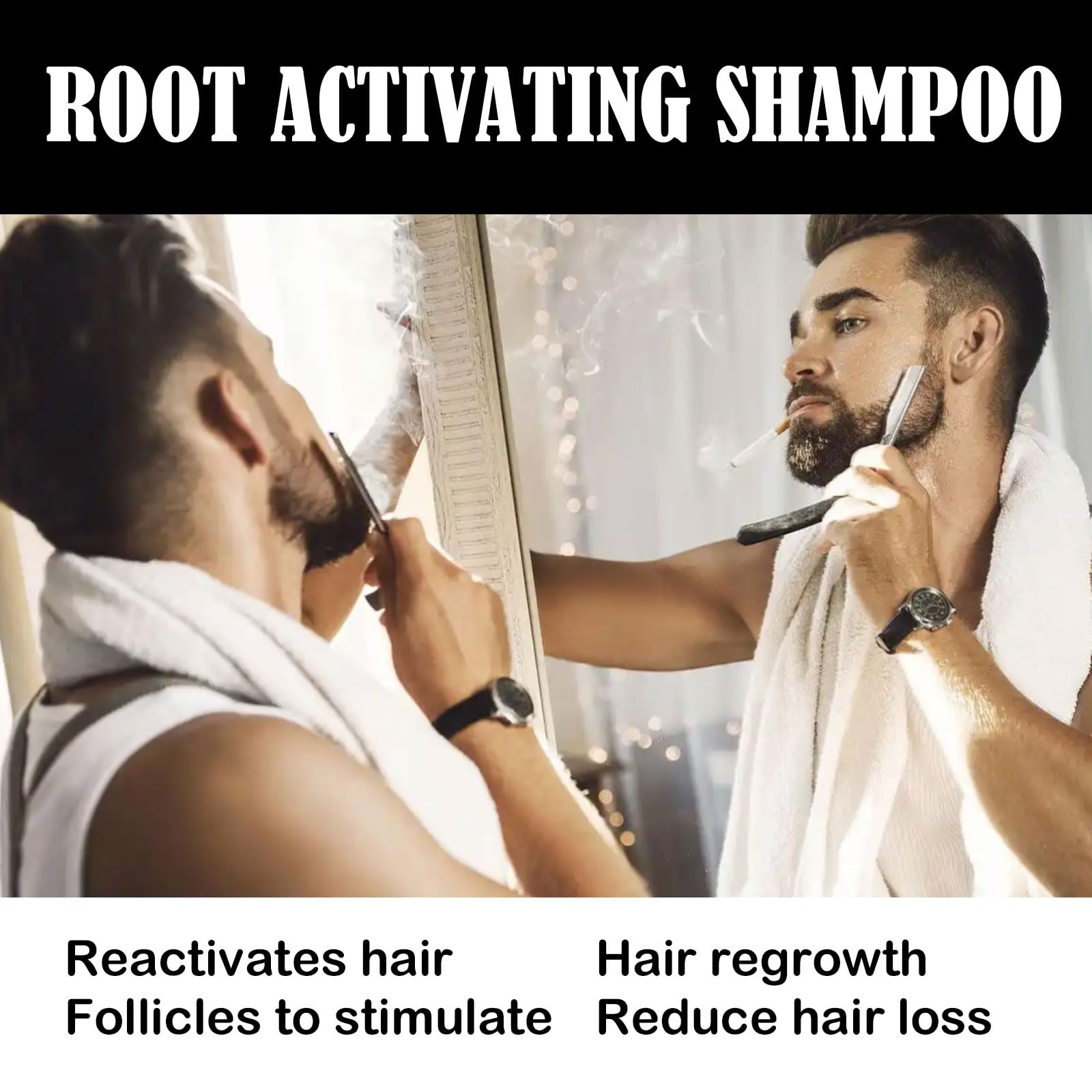SPARTAN REPAIR SHAMPOO Root Activator - 200ml for Hair Growth & Thickness