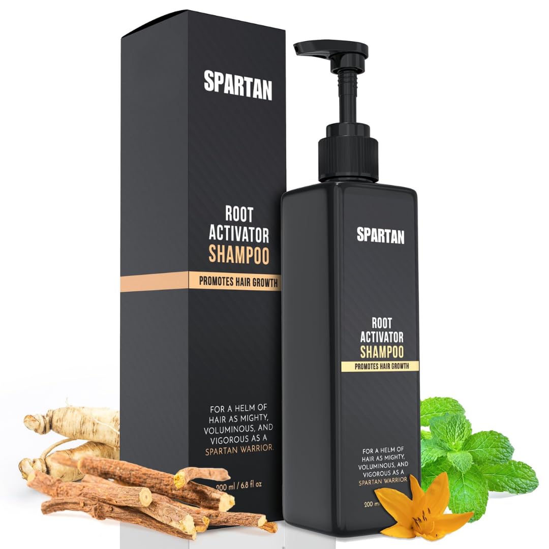 SPARTAN Root Activator Shampoo for Men – Hair Growth & Thicker Hair