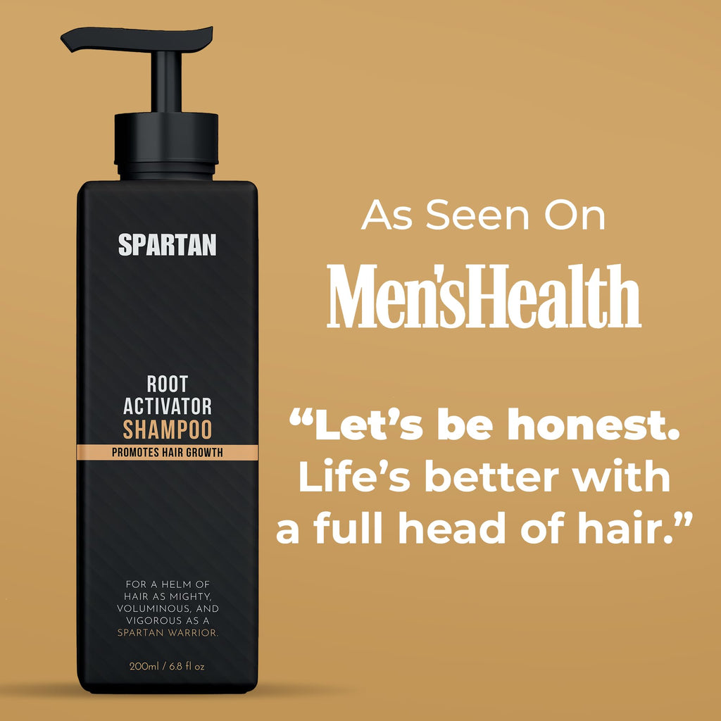 SPARTAN Root Activator Shampoo for Men – Hair Growth & Thicker Hair