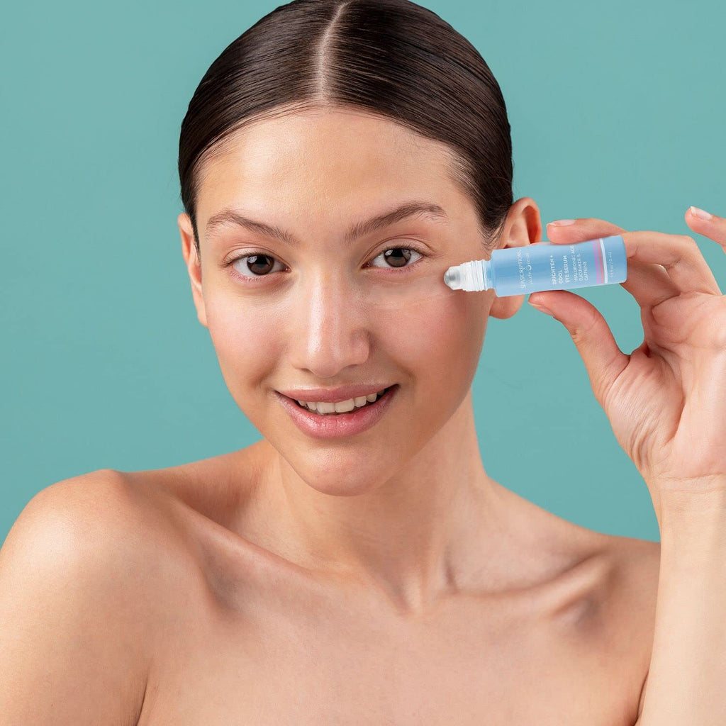 SpaScriptions Brighten + Cool Eye Serum – Hyaluronic Acid, Cucumber & Caffeine | 0.5 fl oz