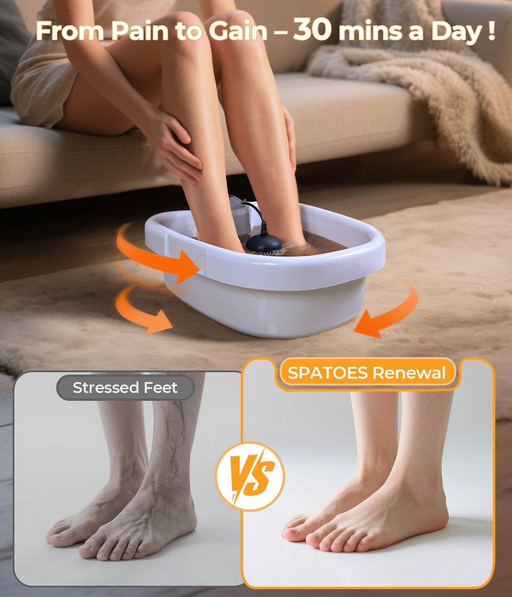 SPATOES Ionic Foot Detox Machine 3.0 – At-Home Foot Spa & Detox Bath