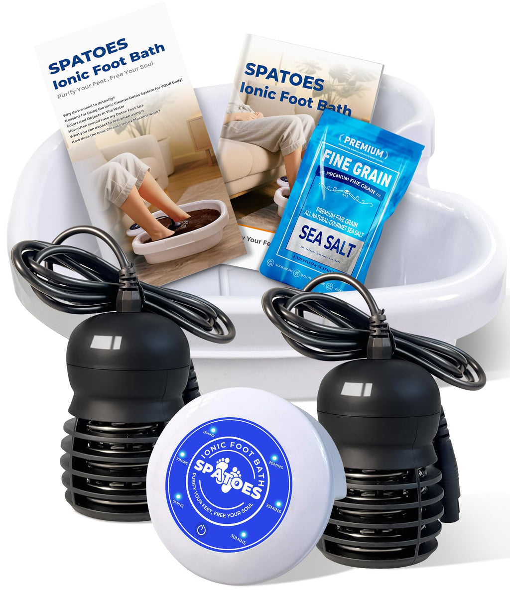 SPATOES Ionic Foot Detox Machine 3.0 – At-Home Foot Spa & Detox Bath
