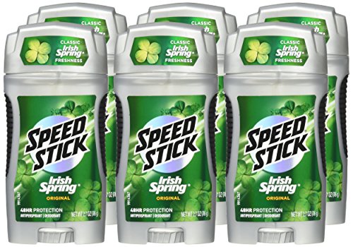 Speed Stick Irish Spring Original Antiperspirant and Deodorant – 2.7 oz (6 Pack)