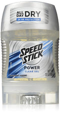 Speed Stick Power Clear Gel Antiperspirant Deodorant 3 oz – Pack of 8 | Odor & Sweat Protection