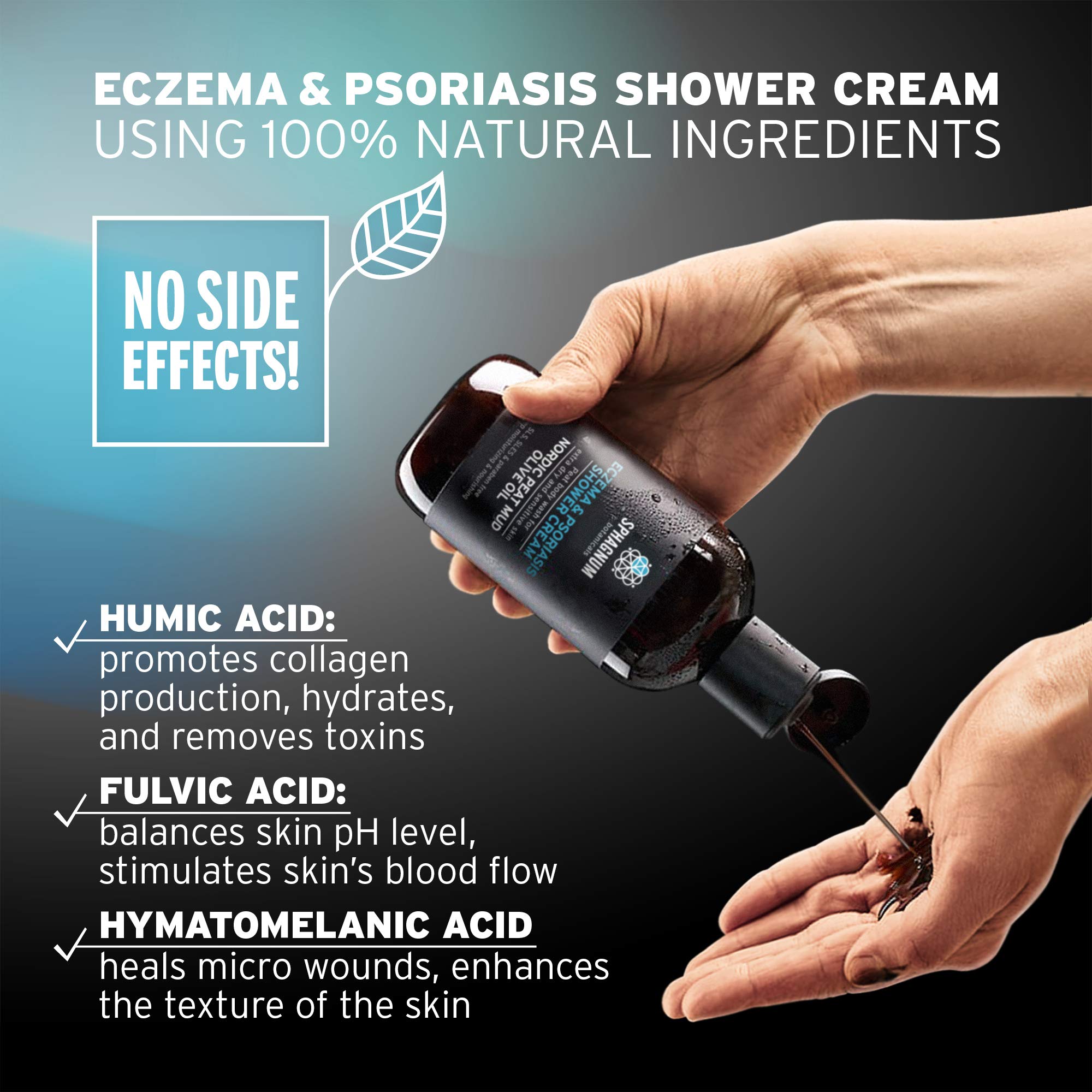 Sphagnum Botanicals Psoriasis Body Wash – Peat Mud & Olive Oil