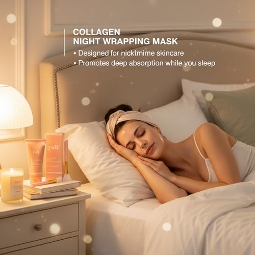 SPIANEST YULI and YURI Collagen Night Wrapping Masks – Hydrating Peel-Off Facial Night Masks