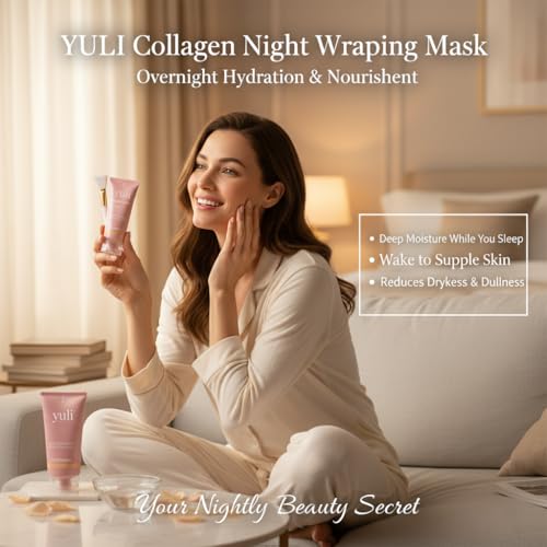 SPIANEST YULI and YURI Collagen Night Wrapping Masks – Hydrating Peel-Off Facial Night Masks