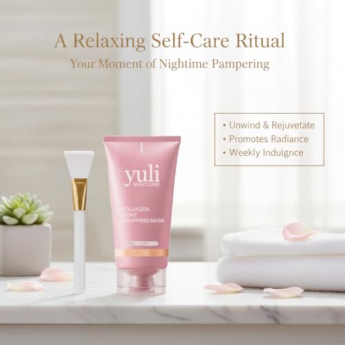 SPIANEST YULI and YURI Collagen Night Wrapping Masks – Hydrating Peel-Off Facial Night Masks