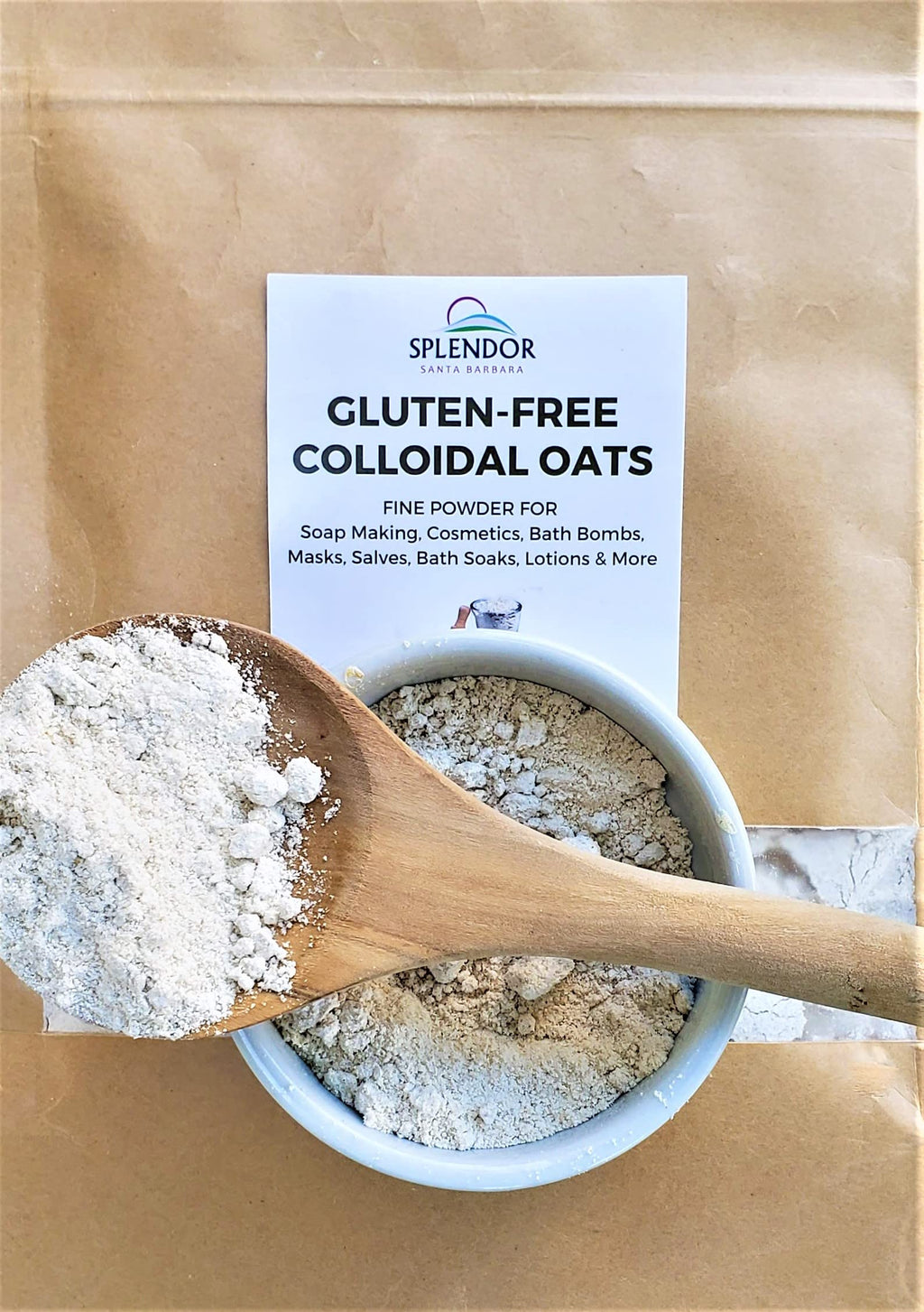 Splendor Colloidal Oatmeal 32 oz – Gluten-Free DIY Skincare & Soap Powder