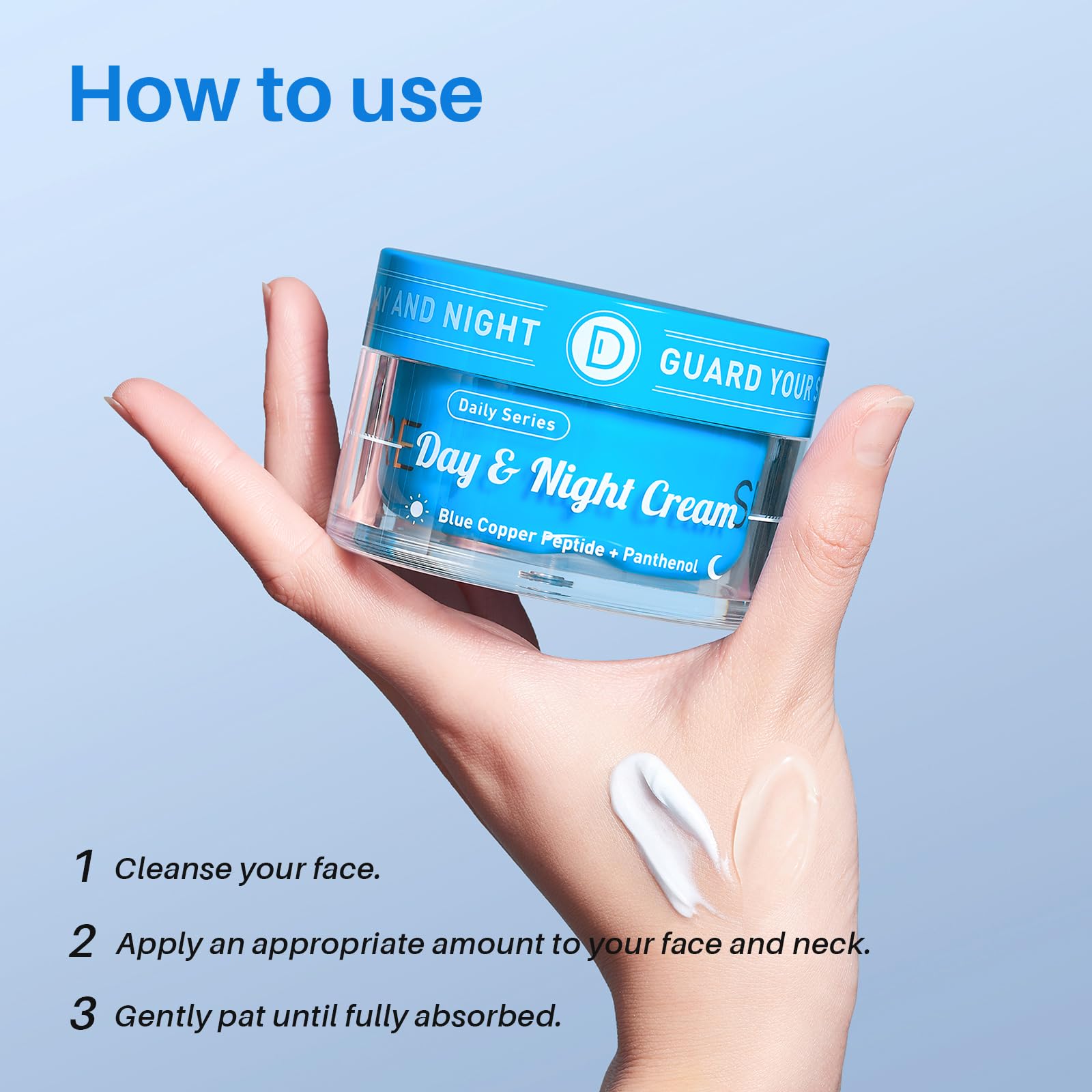 SPODARE Day/Night Cream Set: Oil-Control Day Gel + Panthenol Night Cream (2 x 1.7 oz)