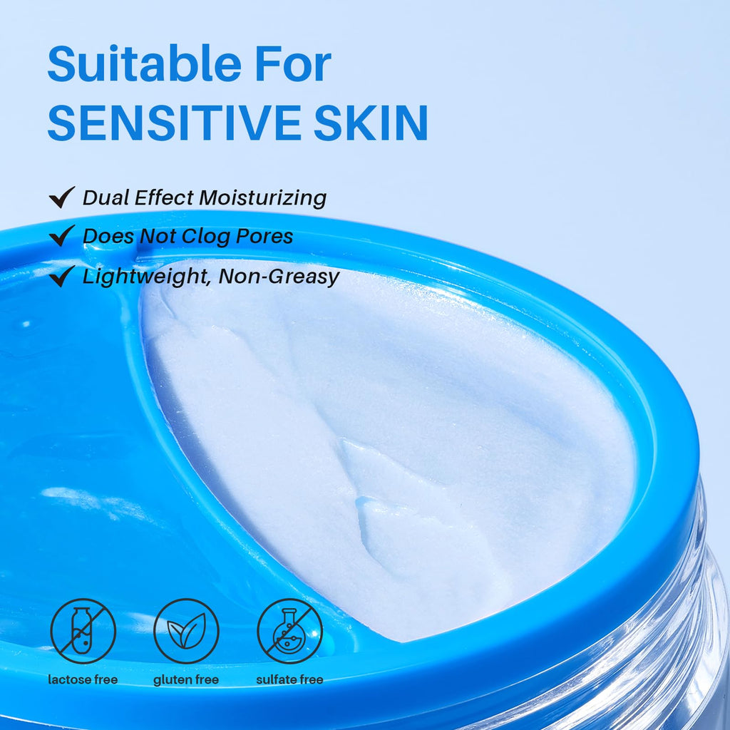 SPODARE Day/Night Cream Set: Oil-Control Day Gel + Panthenol Night Cream (2 x 1.7 oz)