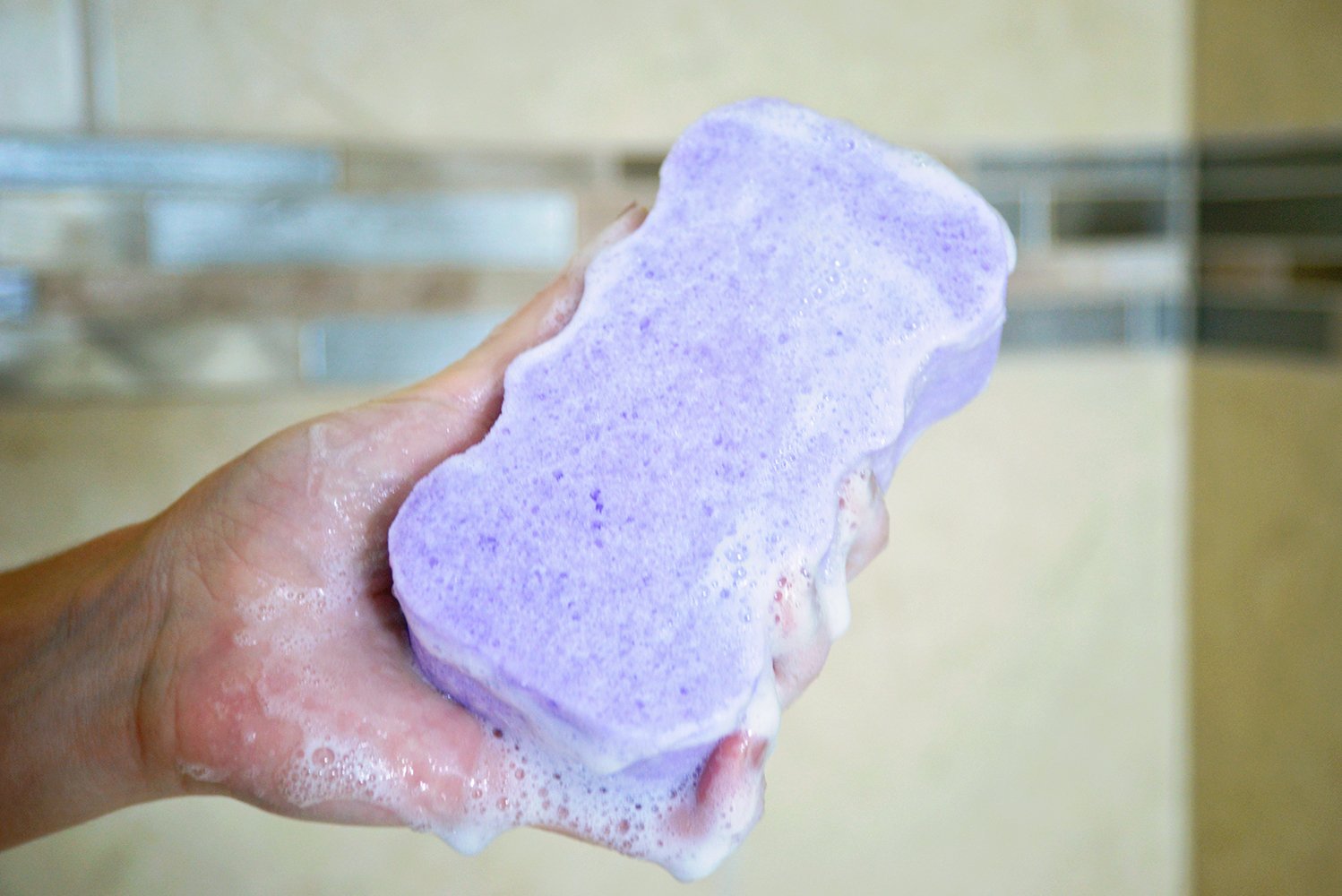 Spongeables Acai Berry Body Wash Sponge – 20+ Wash, 3 Count