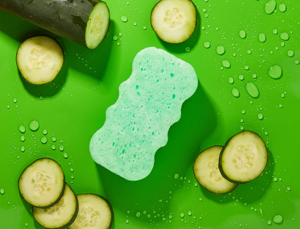 Spongeables Body Wash in a 20+ Wash Sponge — Cool Cucumber, 3 Count