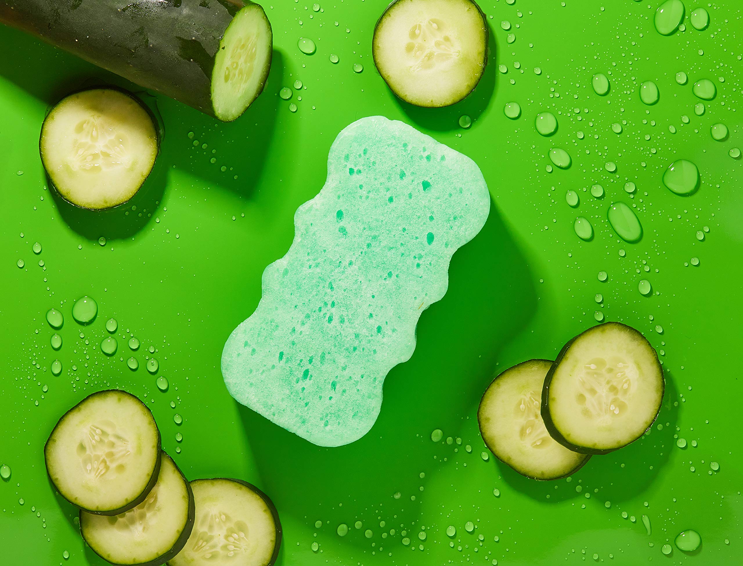 Spongeables Body Wash in a 20+ Wash Sponge — Cool Cucumber, 3 Count
