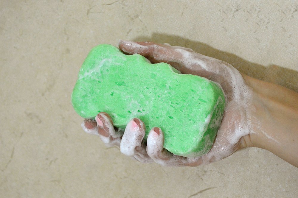 Spongeables Body Wash in a 20+ Wash Sponge — Cool Cucumber, 3 Count