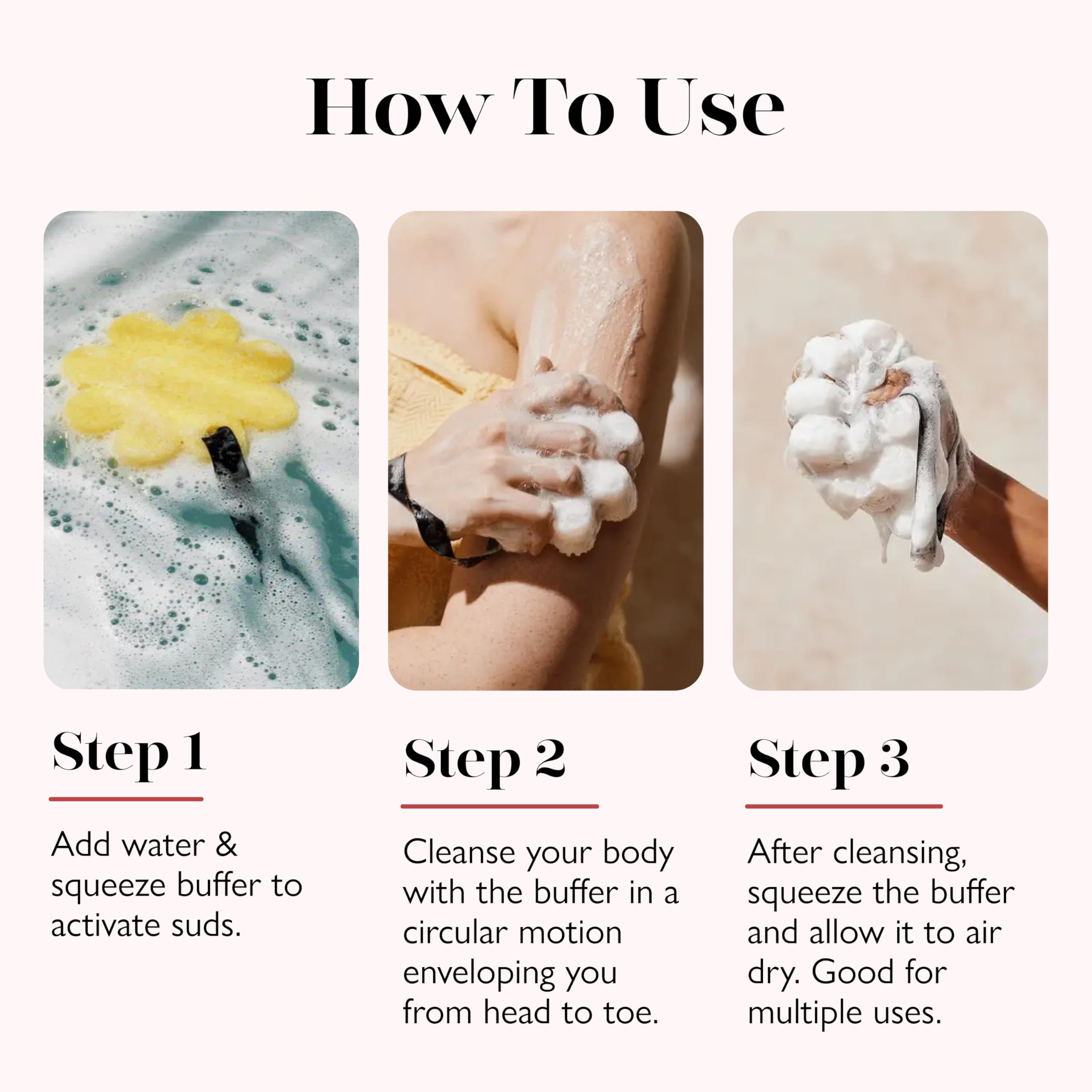 Spongellé Eucalyptus Mint Eco Body Buffer – Biodegradable, Vegan, Dermatologist-Tested, Made in USA