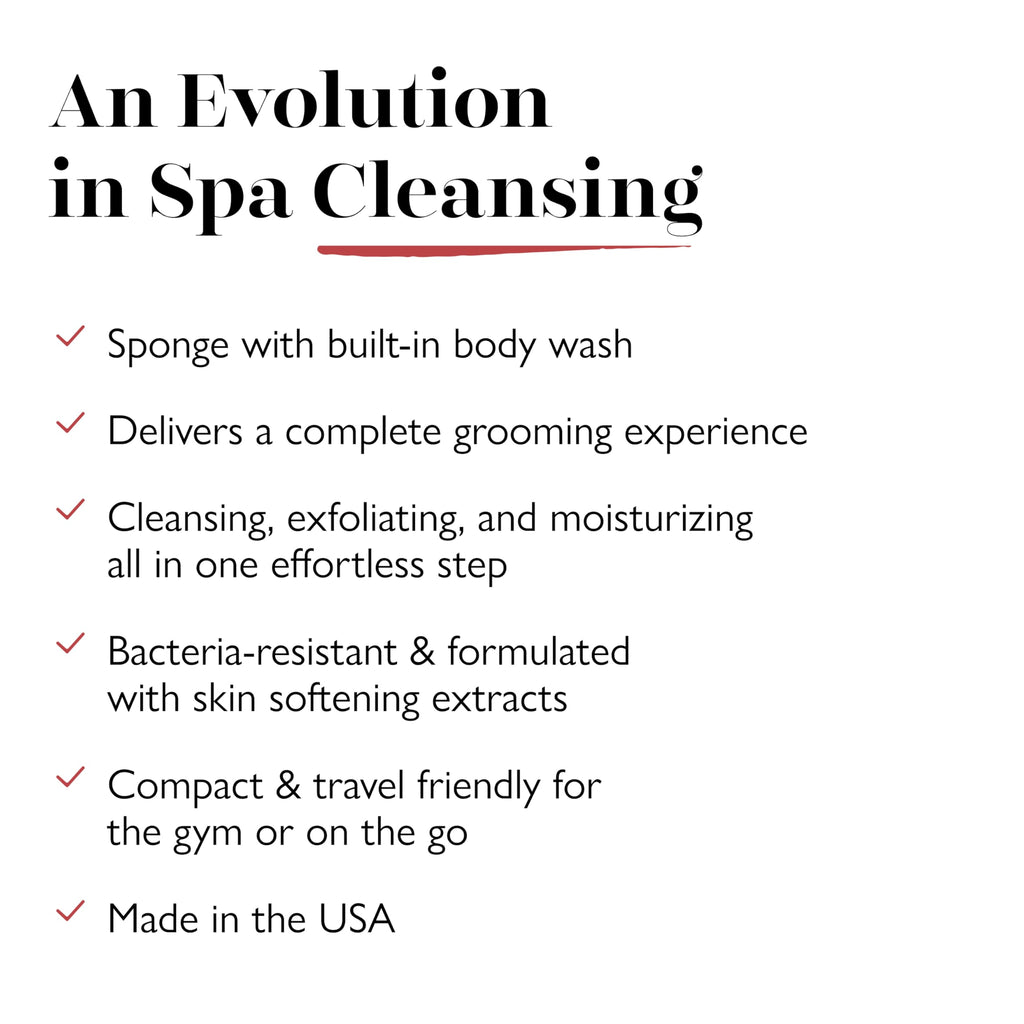 SPONGELLÉ Men’s Tobacco Leaf Buffer – 3-in-1 Cleanse, Exfoliate & Moisturize | Made in USA