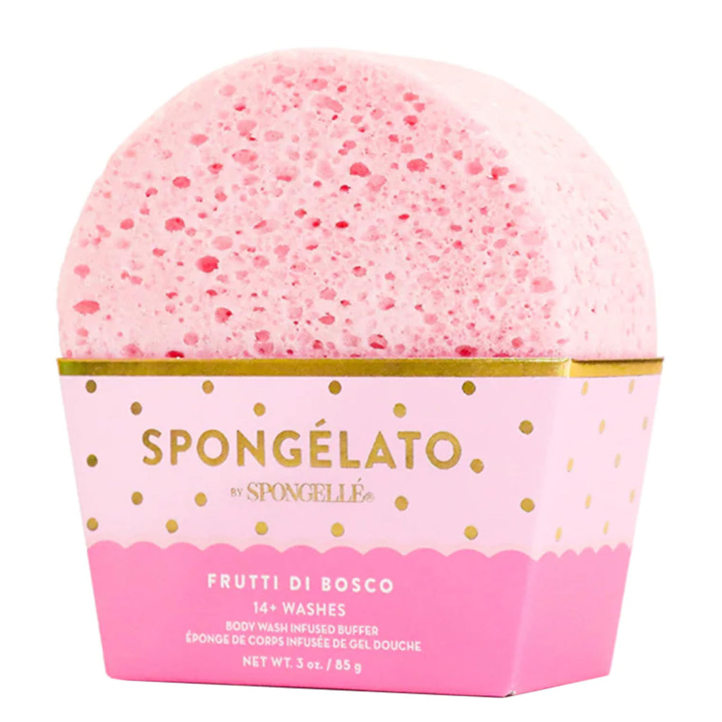 Spongellé Spongelato Loofah Exfoliating Body Scrubber | Gelato-Inspired Bath Buffer