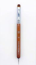 Spontaneous Beauty Premium Kolinsky French Brush Size 12 with Dotting Tool – Wood Handle