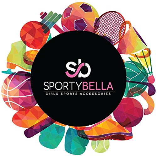 Infinity Collection Lacrosse Hair Ties for Girls — No-Crease Ponytail Elastics (8 pcs) by SPORTYBELLA, Pack of 2
