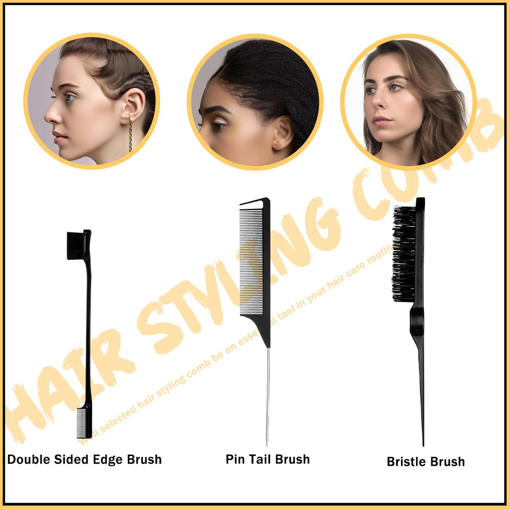 SPRINGSUGAR 5 Pcs Hair Wax Stick Set for Flyaways | Strong Hold, Edge Control & Styling Tools for Women