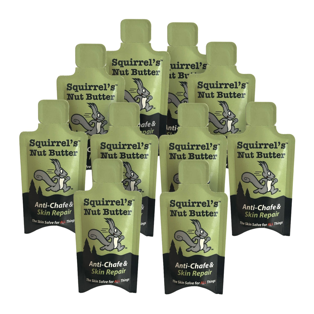 Squirrel's Nut Butter Anti Chafe Adventure Packet - 9ml | All-Natural, Compact Chafing Salve