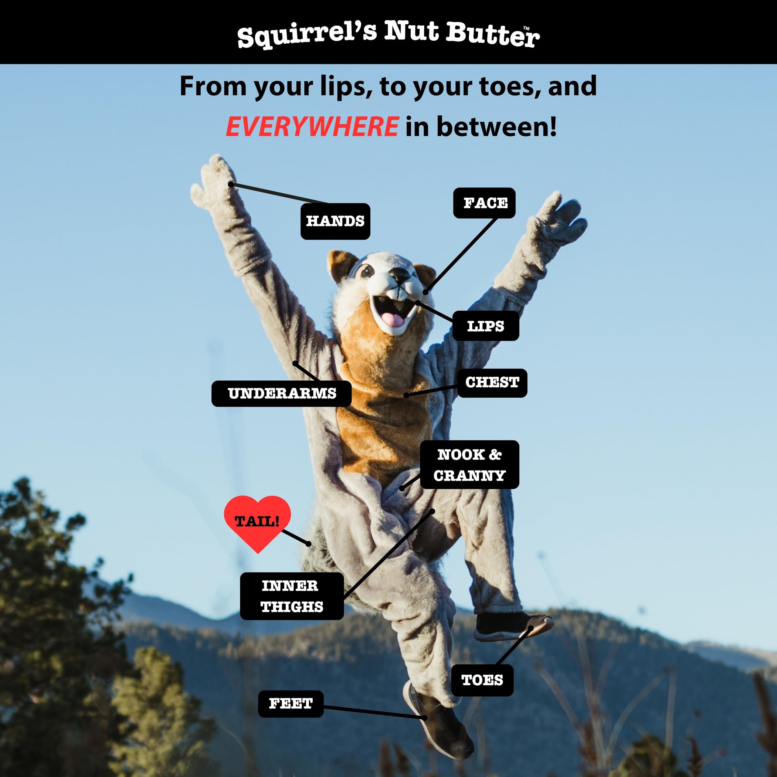 Squirrel's Nut Butter Anti Chafing Stick – All-Natural Skin Care for Athletes & Adventurers | 1.7 oz