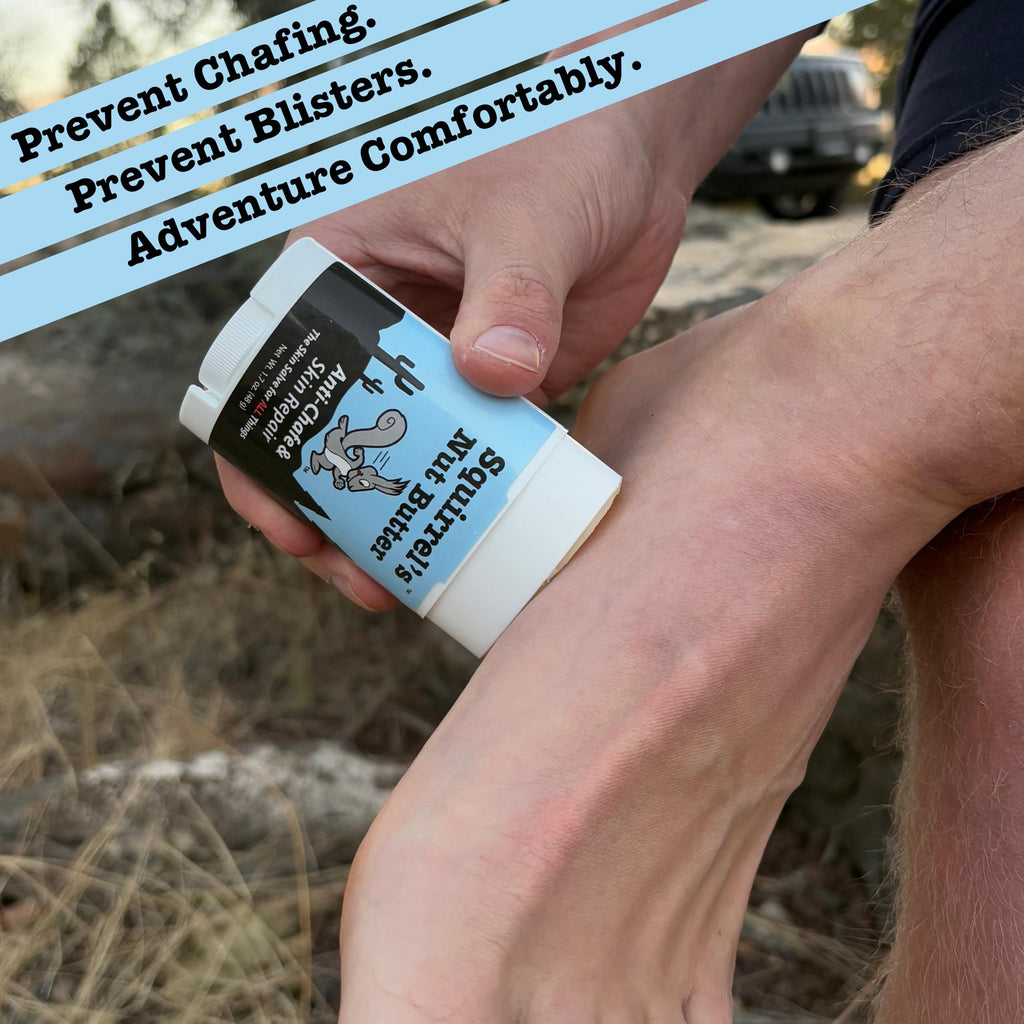 Squirrel's Nut Butter Anti Chafe Stick with Peppermint & Tea Tree | All-Natural Chafing Relief for Athletes | 1.7 oz