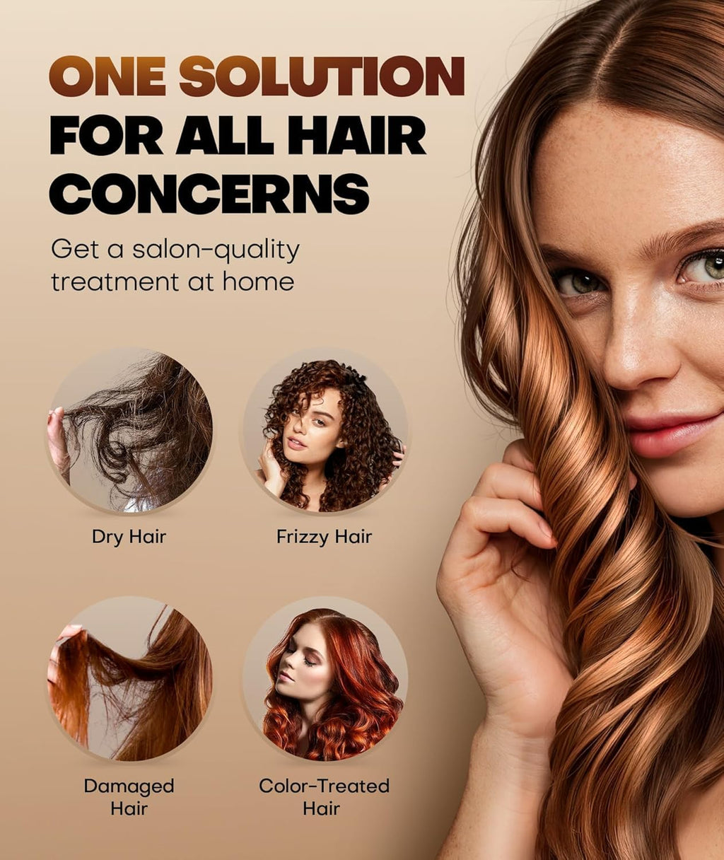 Srripo Collagen Hair Mask — Deep Conditioning & Keratin Treatment (4 Hydrolyzed Proteins) 16.9 oz
