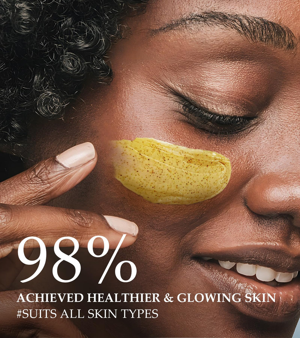 Srripo Revitalizing Exfoliation Face Scrub with Vitamin C & Turmeric | Gentle Daily Facial Polish