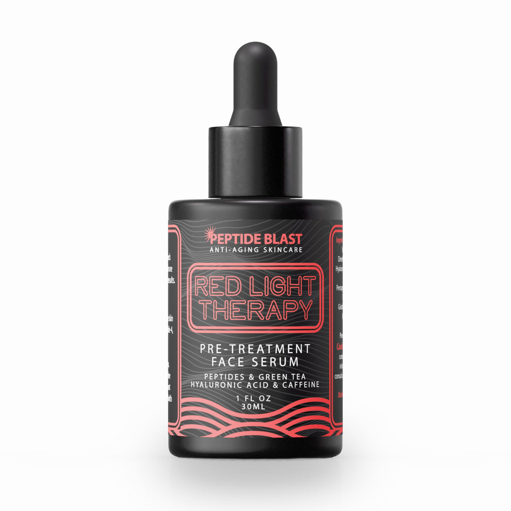 St. Croix Red Light Therapy Activation Serum – Deep Penetration with Green Tea, Hyaluronic Acid & Peptides | Preps Skin for Devices, Improves Fine Lines – 1 oz