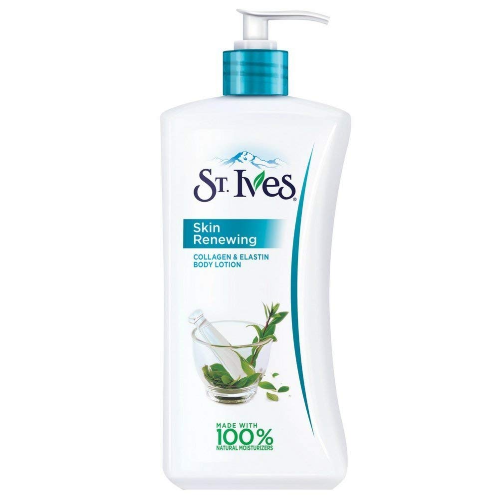 St. Ives Skin Renewing Body Lotion with Collagen & Elastin – 21 oz (Pack of 5)